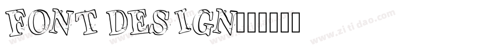 FONT DESIGN字体转换